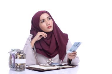 Finans kavramsal, tasarruf, bankacılık, iş ve finans büyümesinin sembolü 