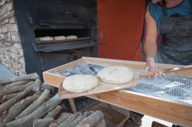 Ekmek hamur rustik ekmek alt tablo