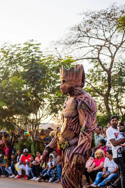 Margao Goa India February 2020 Floats Characters Display Carnival Celebration — 图库照片