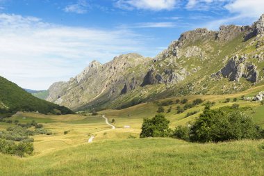 İspanya 'nın Asturias ilindeki Somiedo doğal parkı