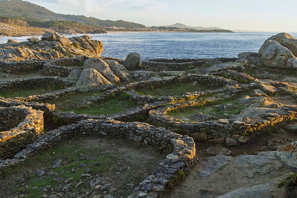 Castro de Baroa, an ancient Celtic settlement in the coast