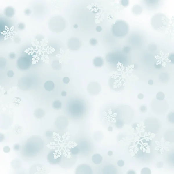 Christmas background with snowflakes — Stock Photo, Image