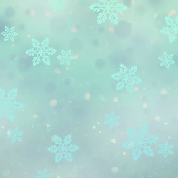 Christmas background with snowflakes — Stock Photo, Image