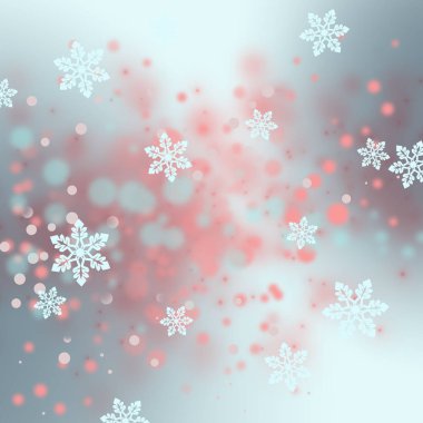 Kar taneli Noel arkaplanı