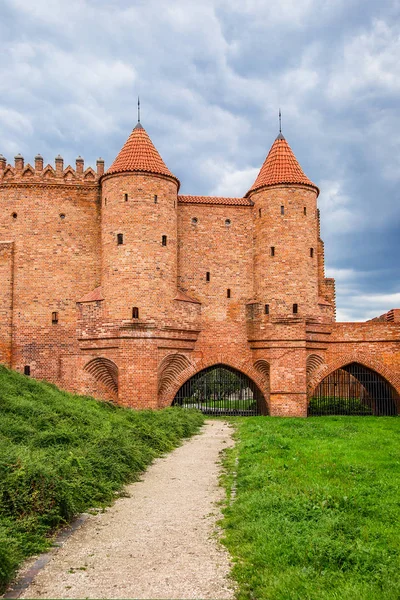 Warsaw streets, castle, church — Stock Photo, Image