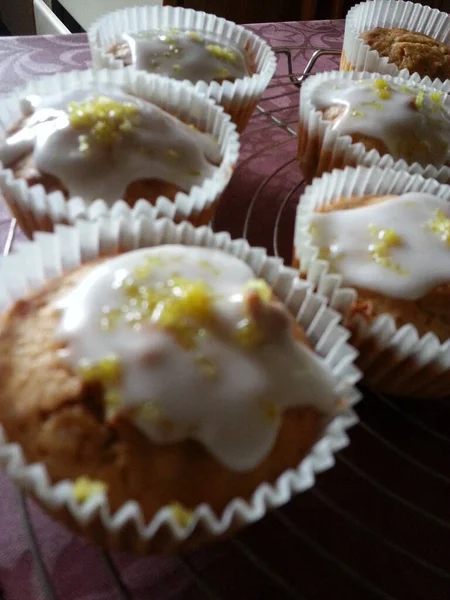 Muffins Forma Fotografada Cima — Fotografia de Stock