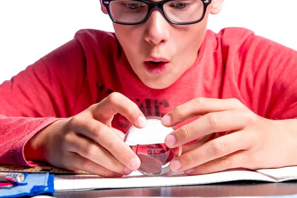 School Open Again Students Look Crystal Ball — Stock Photo, Image