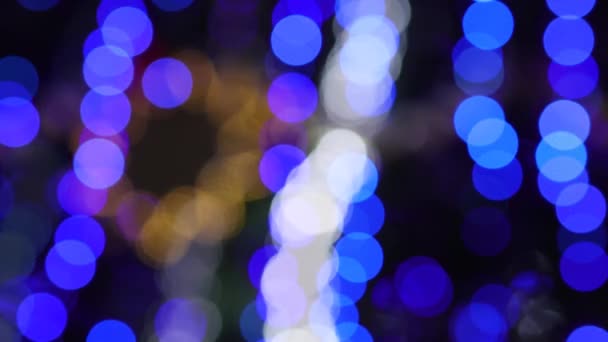 abstrait flasing lumières fond 4k vidéo bokeh 