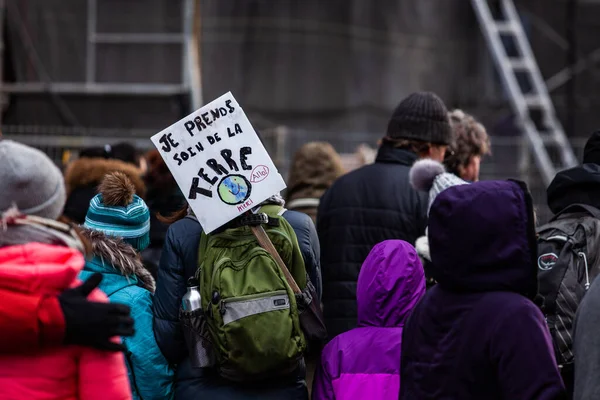 Attivisti in marcia per l'ambiente — Foto Stock