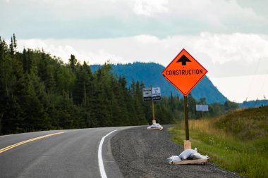 İnşaat işyeri yol işaretleri