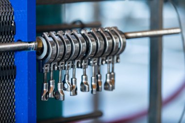 Paslanmaz çelik üçlü klemp boru tesisatı