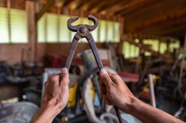 Antika kerpeten eski eski bir araç