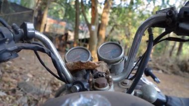 motosiklet gidon göstergesi göstergeleri.