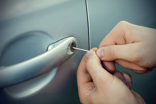 Young intruder hack car lock