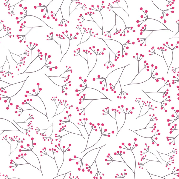 Motif sans couture Berry — Image vectorielle
