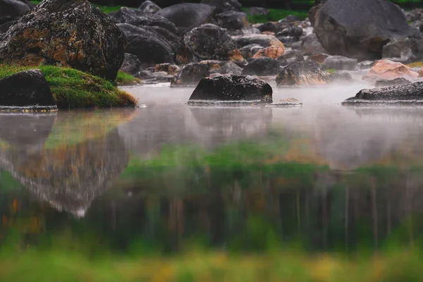 Baños naturales de Onsen en el Parque Nacional Chae Son, Lampan —  Fotos de Stock