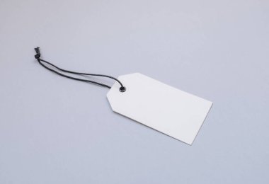 Kumaş etiketi boş model