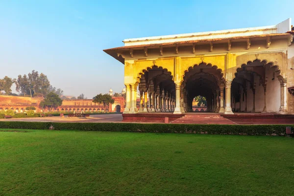 Vista Sobre Diwan Aam Hall Public Audience Red Fort Agra — Fotografia de Stock