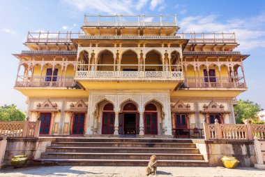 Hindistan, Jaipur 'daki Mübarek Mahal Sarayı' na bakın..