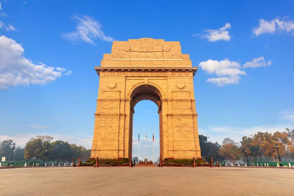 Famosa Puerta India Hito Delhi India —  Fotos de Stock