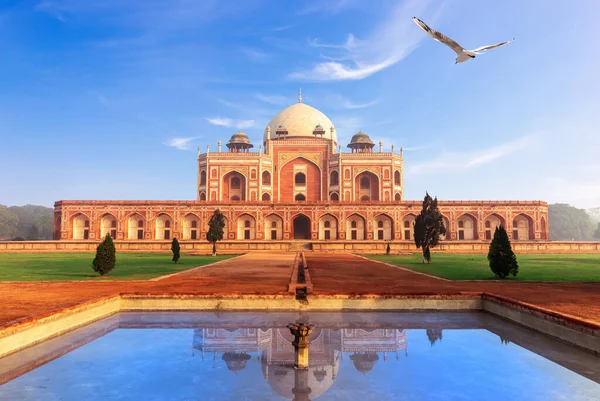 Humayun Tomb Delhi India Beautiful Sunny Day View — Stock Photo, Image