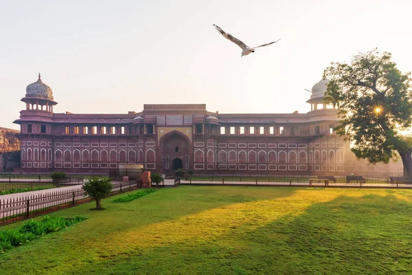 Palácio Jahangir Índia Forte Agra Manhã Ensolarada — Fotografia de Stock