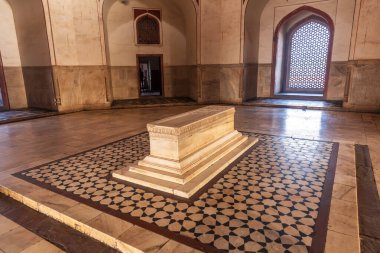 Humayun 'un Mezar Kompleksi, Hindistan, Yeni Delhi' deki mezarlığı..