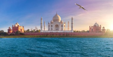Taj Mahal, Hindistan 'ın harikası, Agra.