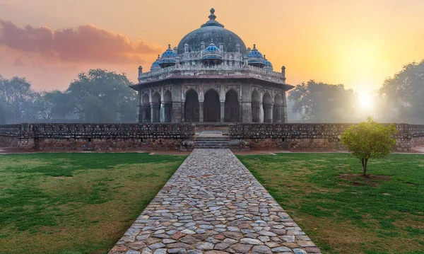 印度新德里Isa Khan墓 — 图库照片