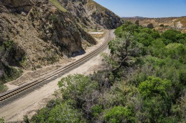 Kanyondaki Demiryolu Treni