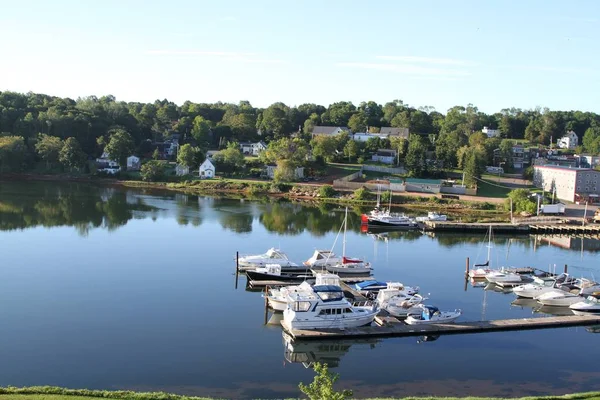 Montague Hamn Marina Montague Pei — Stockfoto