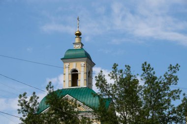 Krasnoyarsk, Rusya - 15 Mayıs 2017: Poppyhead kilise duyuru