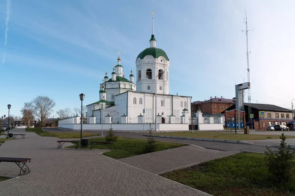 Catedral Epifania 1732 1750 Praça Centro Histórico Yeniseysk Região Krasnoyarsk — Fotografia de Stock