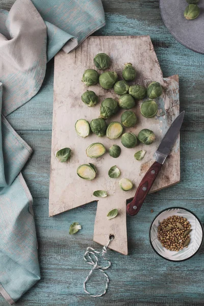 Coles Bruselas Col Tazón — Foto de Stock