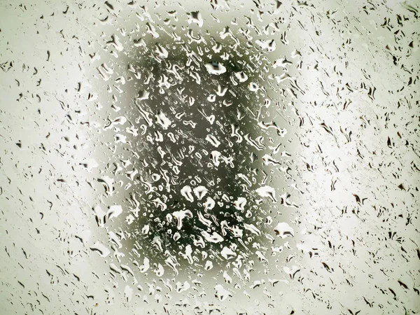 Gotas de lluvia en ventana — Foto de Stock