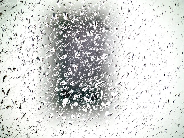 Gotas de lluvia en ventana — Foto de Stock