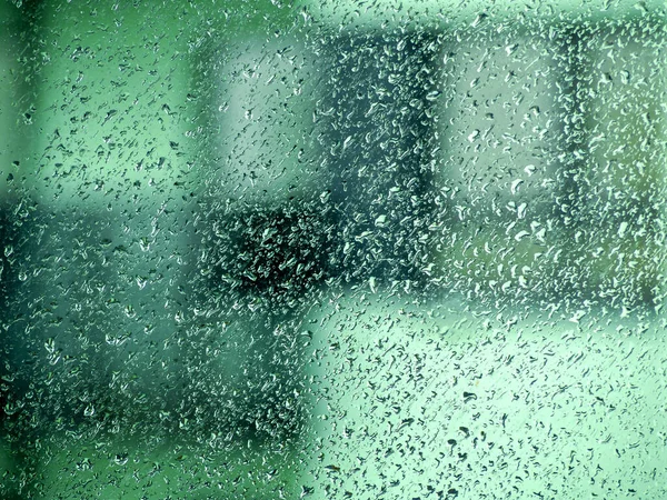 Rain drops on window — Stock Photo, Image