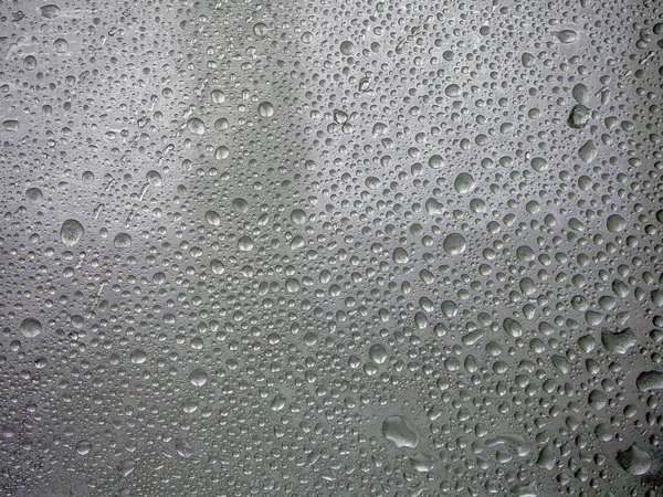얼어붙은 유리. 물 방울 — 스톡 사진