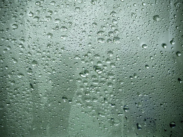 Bevroren glas. Waterdruppels — Stockfoto