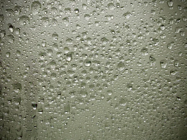 Vidrio congelado. Gotas de agua — Foto de Stock