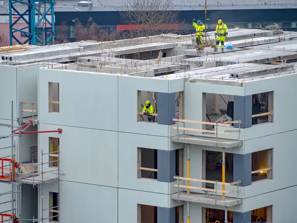 Sitio de construcción de la casa — Foto de Stock