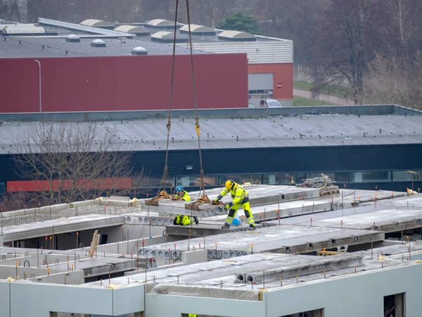 Sitio de construcción de la casa — Foto de Stock