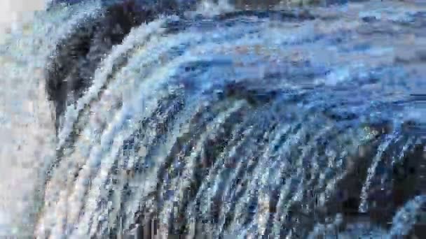 Ruscello di acqua della cascata — Video Stock