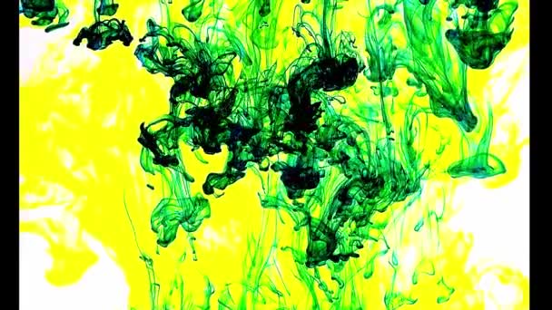 Multicolor liquid flow — Stock video