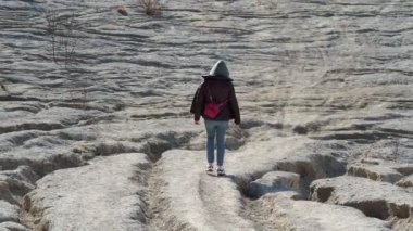 Rummu 'nun taş ocağı. Estonya