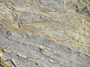 Gezegenin kurumuş nehir yatakları. Ay yüzeyinin dokusu..