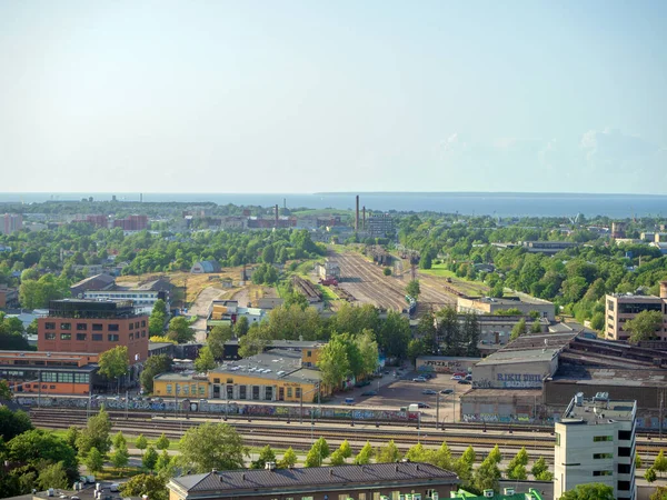 Top View Tallinn Estonia — Stock Photo, Image