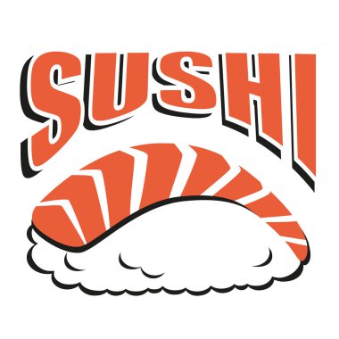 Suşi logo, rozetleri, etiketleri