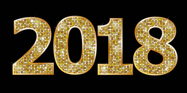 Happy new year 2018 Royalty Free Stock Vectors