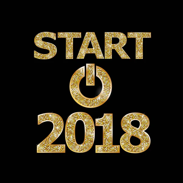 Start new year 2018 Vector Graphics